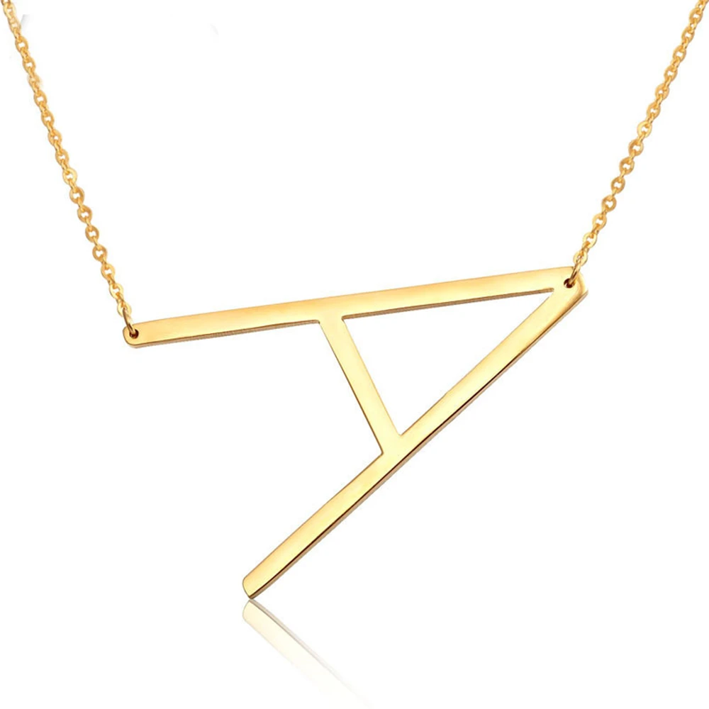 SUMENG 2024 New Fashion Initial Necklace Letter  Initials Name s Pendant For Women Girls best Birthday Gifts