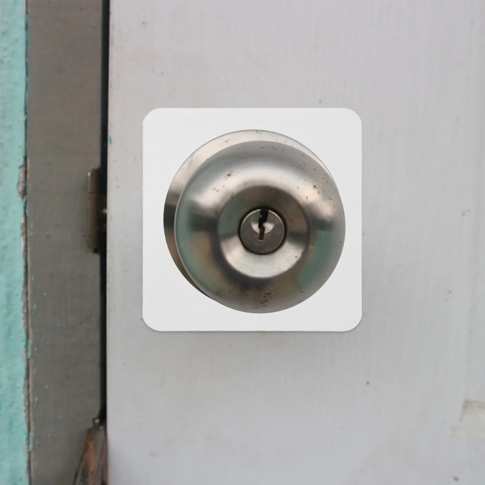 

Door Lock Repair Plate Stainless Steel 5.5cm Inner Diameter Door Reinforcement Plate Deadbolt Cover