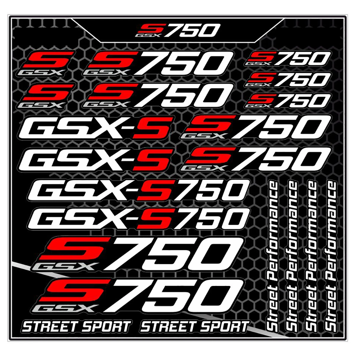 For Suzuki GSXS 750 Sticker Decal GSX S750 Logo Kit