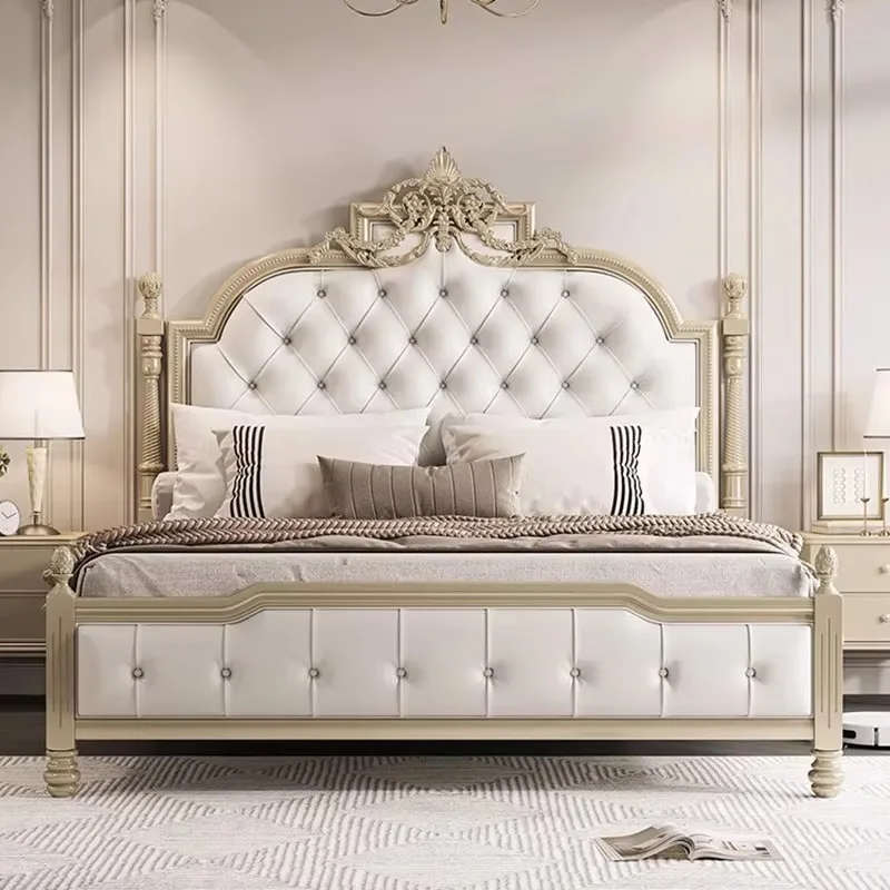 

Girls Comforter Double Bed Gold Luxury Modern Twin King Size Double Bed Bases Full Size Storage Schlafzimmer Bett Home Furniture