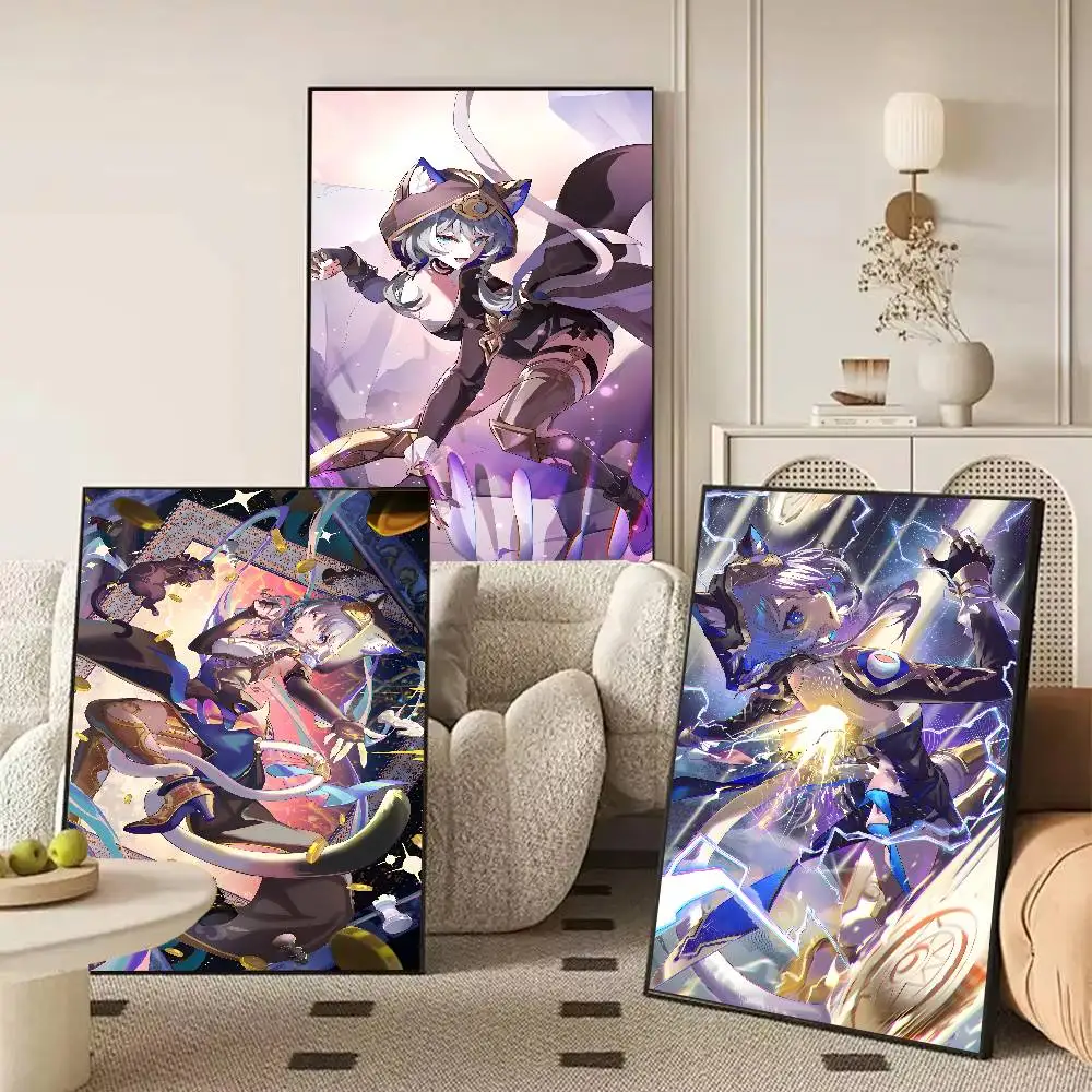 Honkai Star Rail Cipher Game Poster Art With Prints Home Bedroom Living Room Decoration Gift