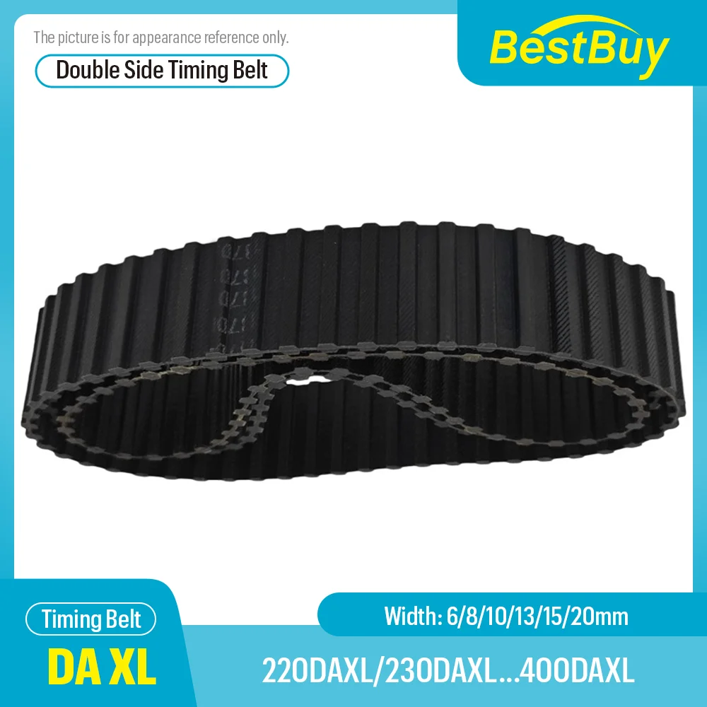 

Double-sided Toothed Synchronous Belt Pitch=5.08mm Perimeter=220/400DAXL Trapezoidal Tooth Timing Belt