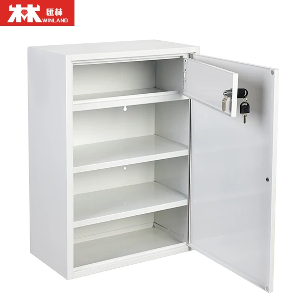 Wholesale Large First Aid Medical Box Eco-Friendly Metal Medicine Cabinet with Wall Mount Modern & Classic Design Lockable