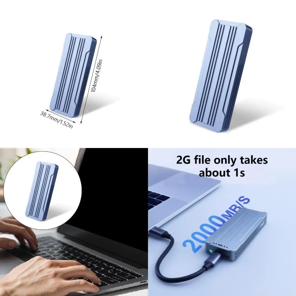 Disk Enclosure with RTL9220 Chip Fast USB3.2 20Gbps for 2230 2242 2280