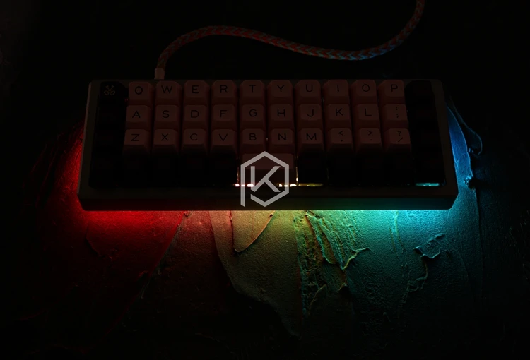 jj40 v2 Custom Mechanical Keyboard 40% PCB programmed 40 planck layouts bface VIA gh40 jd40 with rgb bottom underglow led