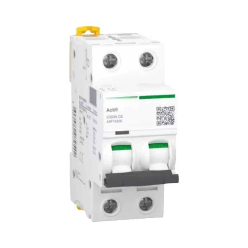 A9F74201 1A 2P A9F74206 6A 2P A9F74263 63A 2P Miniature Circuit Breaker IC60N MCB 250V 4.5kA Industrial Electrical Protection