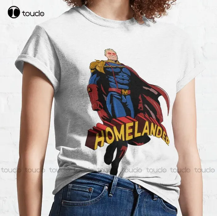 Classic The Homelander - Homelander The Homelander Antony Starr The Boys T-Shirt Mens Tshirts Short Sleeve Fashion Tshirt Summer