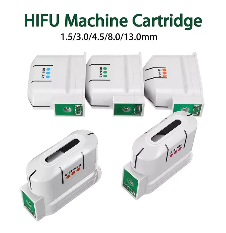 Shipped By DHL 2D Smas HIFU Cartridge 1.5/3.0/4.5mm For Facial 8.0/13.0mm For Body 10000Shots Face Lifting High Frequency