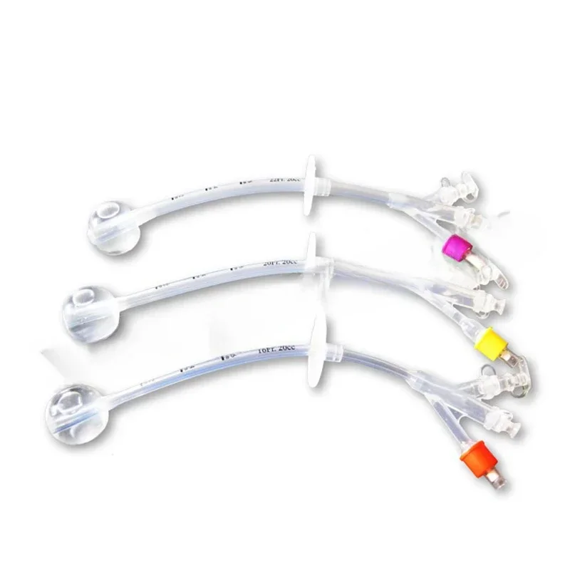 Disposable Silicone Gastrostomy Tube/PEG Feeding Tube Usage Suitable for gastrostomy patient FR14-24