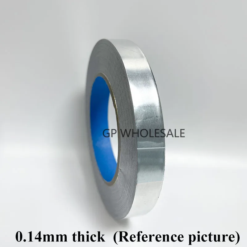 

0.14mm Thick, (10mm Width*25 meters Length ) Single Adhesive Aluminum foil Tape