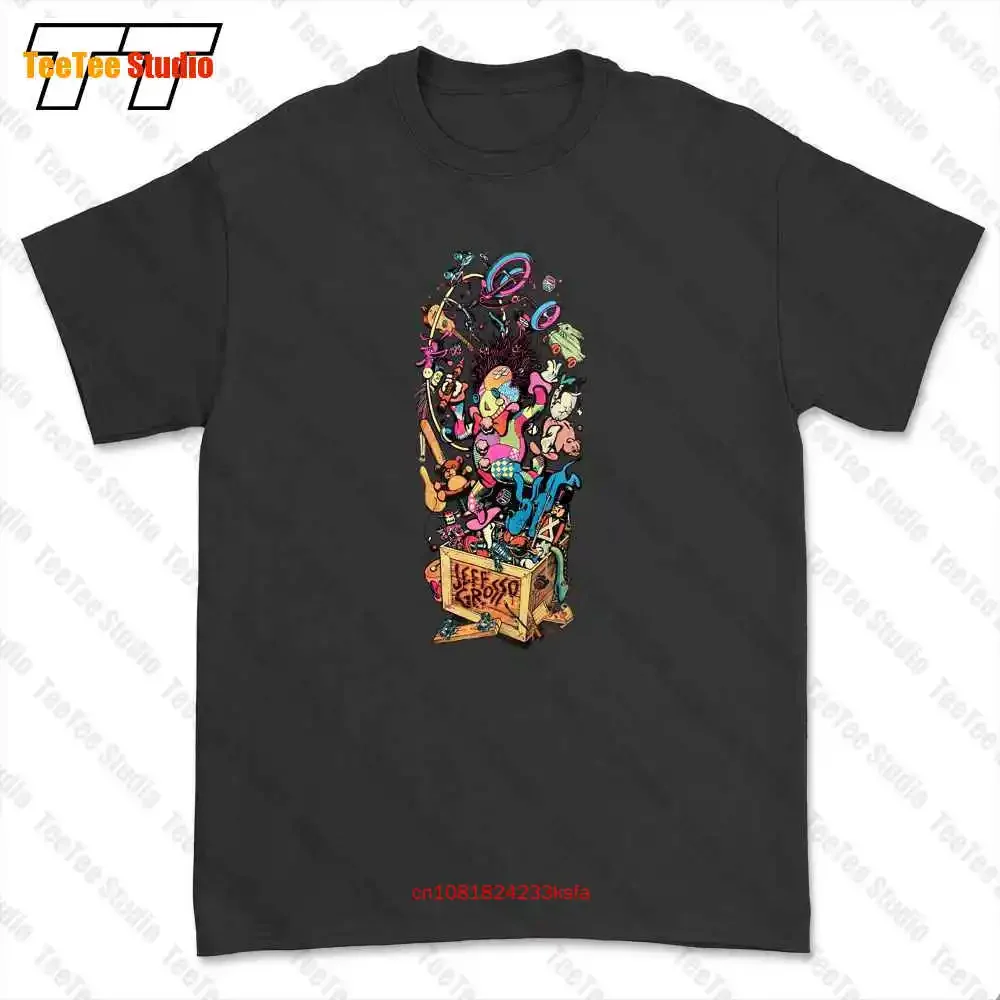 Jeff Grosso 98 Toybox monopatín Schmitt Stix Lucero Rip camiseta V3Q2