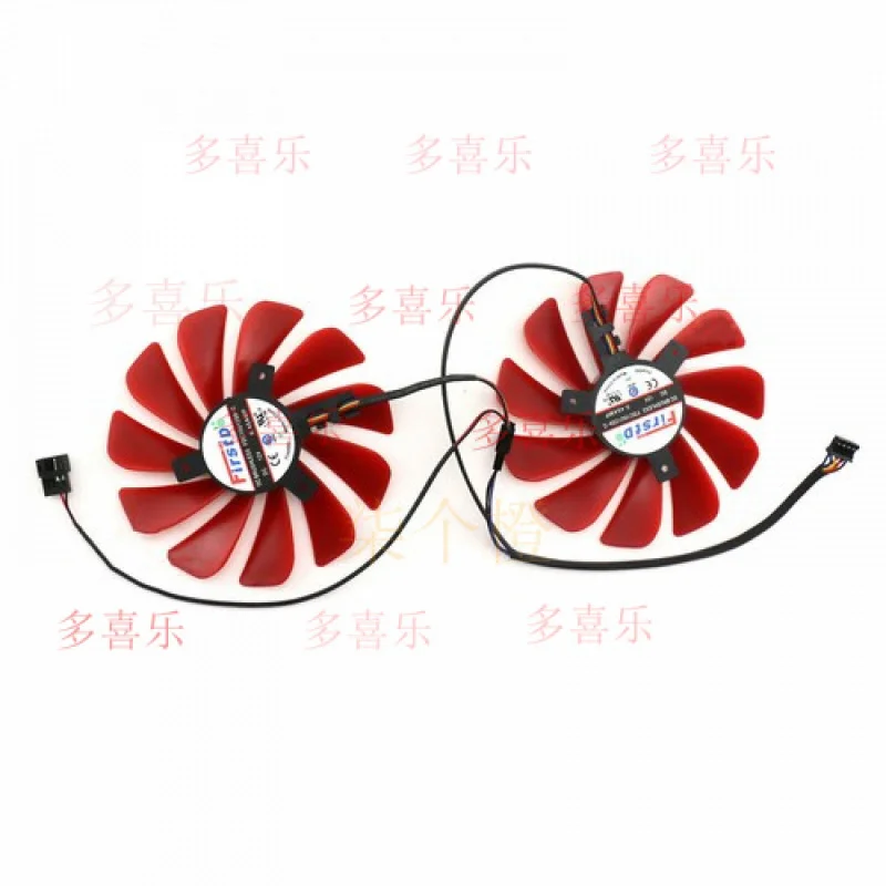 QQ      For XFX RX Vega56 RX580 590 Video GPU Cooling Fan FDC10U12S9-C Graphics Card Fan