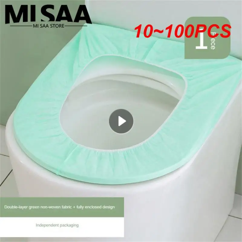 10~100PCS Enjoy Dryness Disposable Toilet Seat Cover Cushion With Good Waterproof Effect Solve Portability Issues Toilet Cover