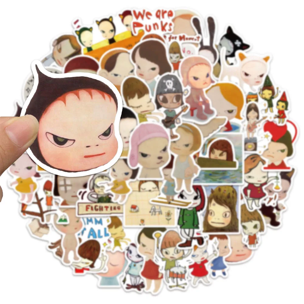 50 قطعة ملصقات Nara Meizhi لطيف كتيب المواد جراب هاتف الكمبيوتر المحمول الأمتعة كوب ماء الديكور ملصقات لعبة الأطفال #1