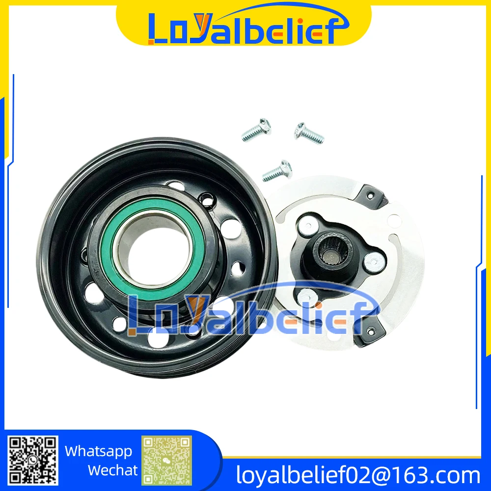 

НОВЫЙ Компрессор кондиционера с муфтой и шкивом для Volkswagen Golf, Skoda Rapid, Fabia, Octavia A7 355220 5Q0820803M 5Q0820803Q