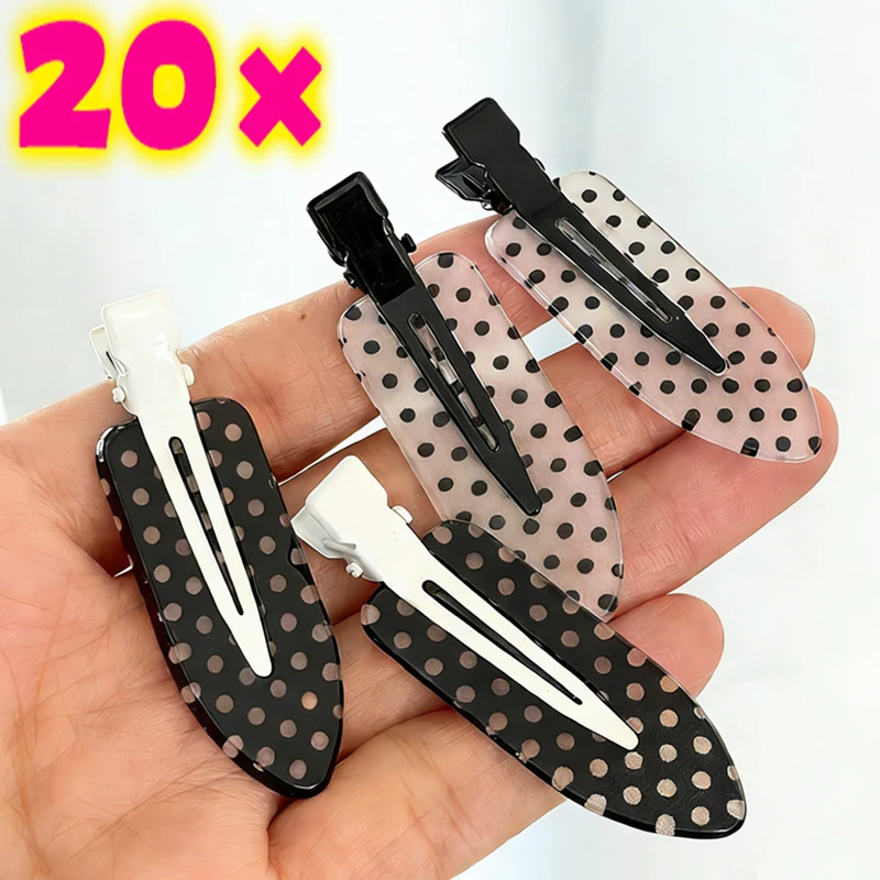 

1/20 шт. корейские черно-белые заколки для волос в горошек, минималистичные заколки для волос в виде утконоса, женские милые заколки для волос, бесшовные заколки для волос, головные уборы