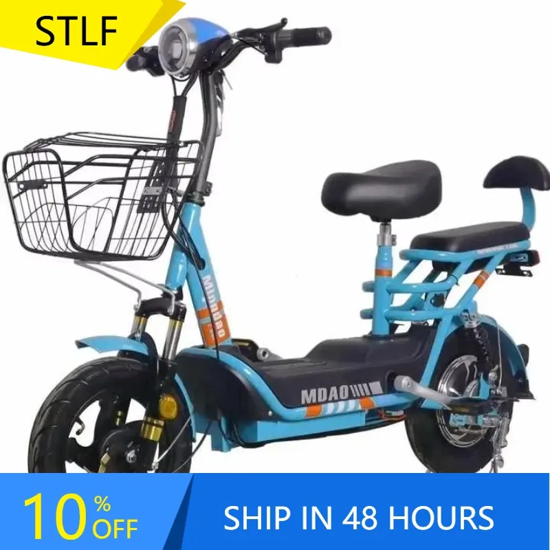 Zuimi High-end Factory Price Electric Moped Scooter Smart Digital 3-Speed Booster City Bike With Rear Hub Motor And Lead Acid Ba
