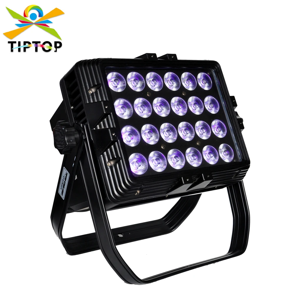 

Professional Stage Lighting 24 x18W RGBWA Purple 6IN1 Color Waterproof Outdoor DMX Led Wall Washer Light 220W 6CH/10CH TP-W2418