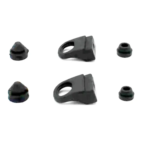 Adecuado para Peugeot 206 207 3008 308 T73 5008 RCZ CitroenC4 C5 DS5 soporte de fijación de radiador revestimiento flexible condensador muelle de goma