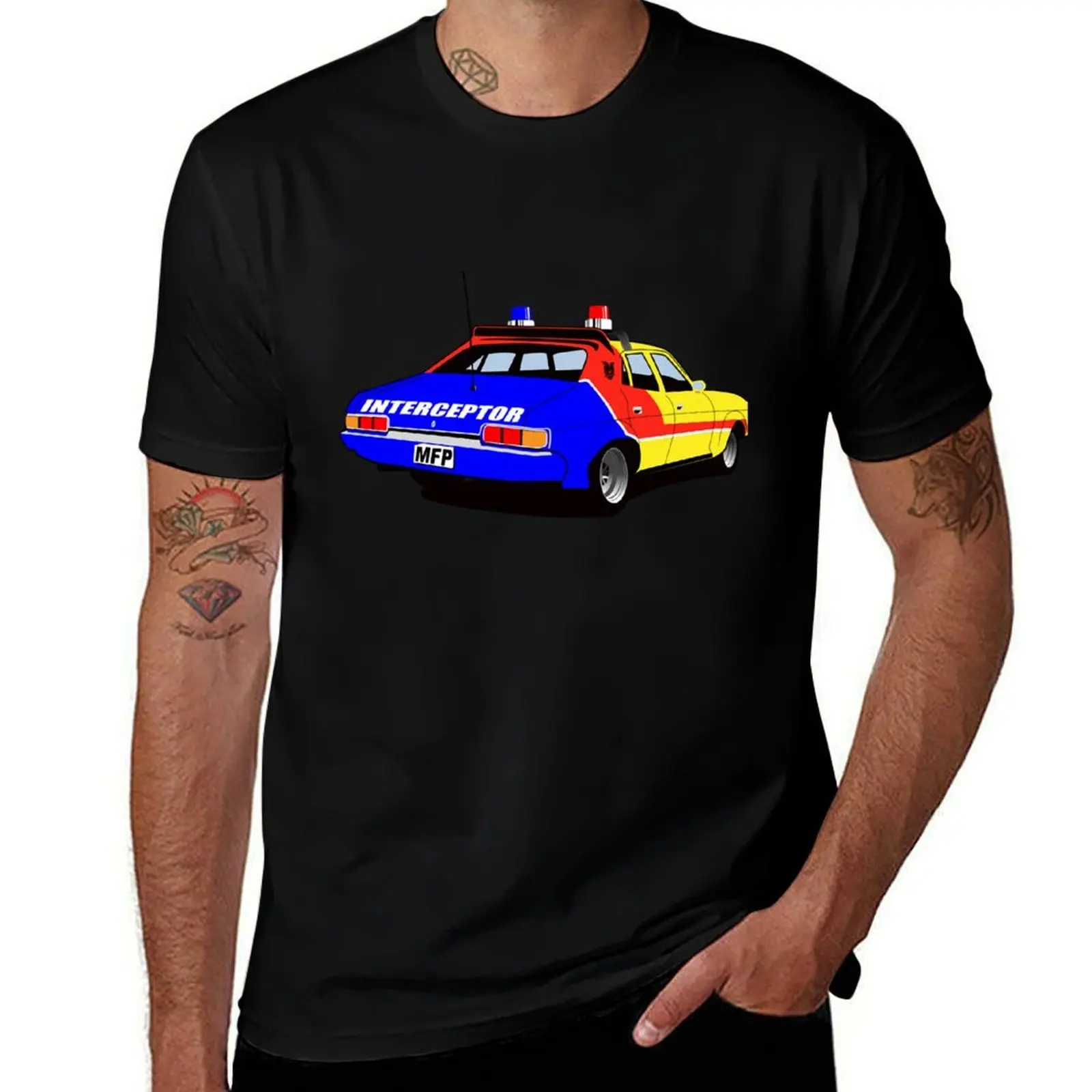 Mad Max's Interceptor T-Shirt man t shirts high quality luxury brand T-Shirt