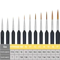 11/22 Pcs Miniature Paint Brushes, Set Paint Brushes for Acrylic Painting, Watercolor, Oil, Figurine, Craft, Models 2