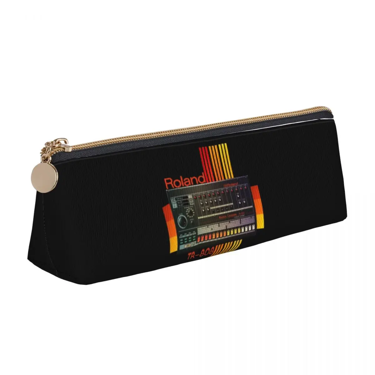 Roland Tr-808 Drum Machine Model Pencil Case for Boys Girls School Large Storage Pen Box Pencil Bag Pen Holder Bag