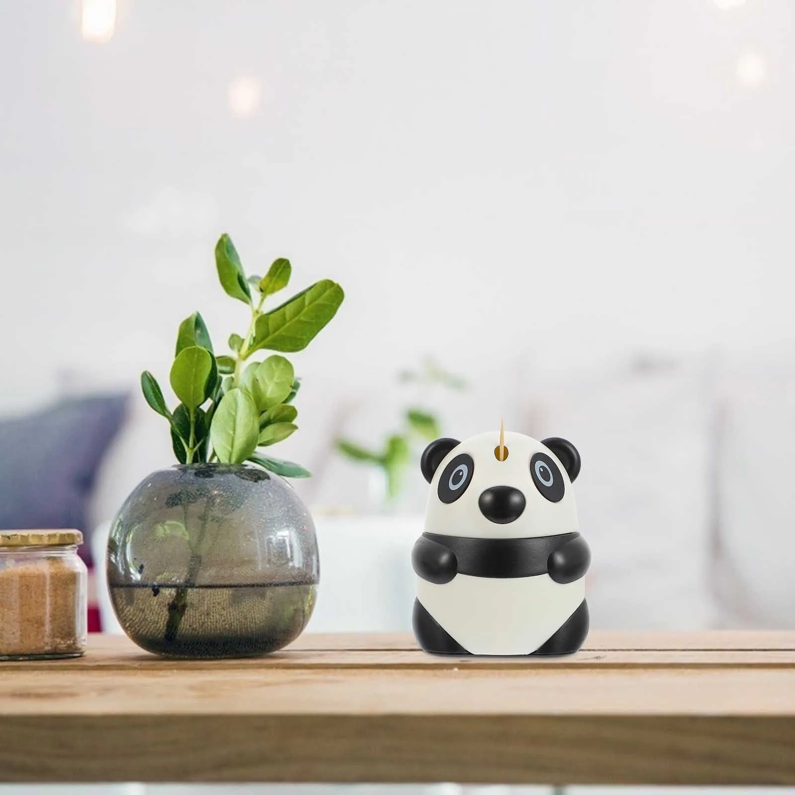 

2pcs Plastic Dispenser Automatic Toothpick Box Animal Shape Storage Box For Home Kitchen Restaurant Use Cartoon Toothpick Holder