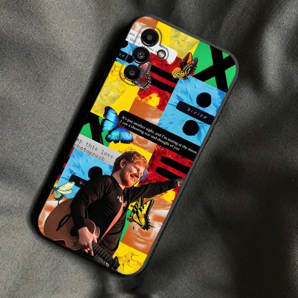 E-Ed Sheeran Singer Phone Case For Samsung Galaxy A13,A21s,A22,A31,A32,A52,A53,A71,A80,A91 Soft Black Phone Cover