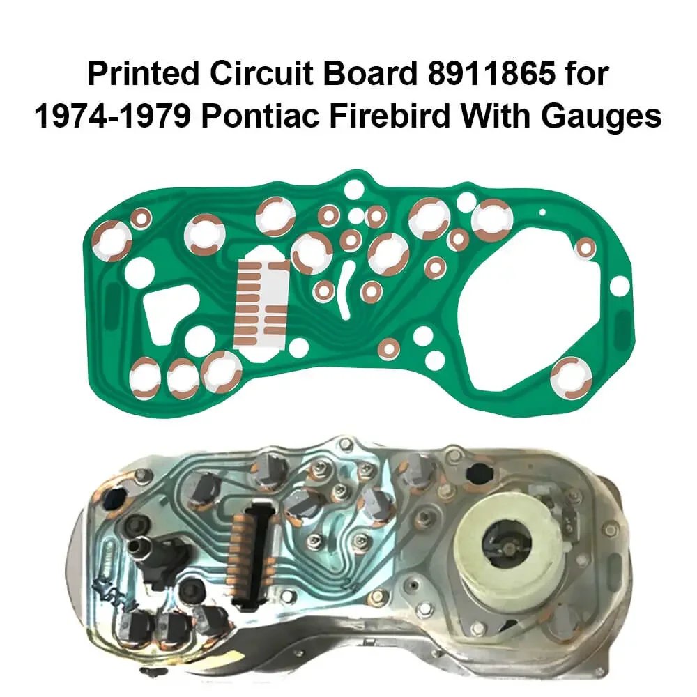 Instrument Panel Printed Circuit Board 8911865 For Pontiac Firebird W/ Gauges 1974-1979