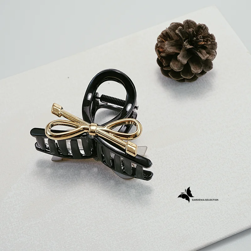 

New Ins UV Sprayed Arc Square Hair Clip for Back-of-Head Updos Elegant Half-Up Hair Accessory for Women