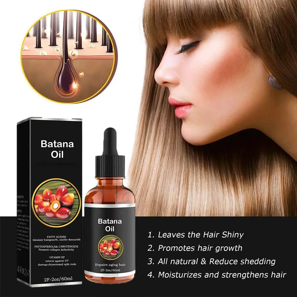 Natural Pure Batana Growth Oil set Anti Break Loss Oil Baldness Treatment For Traction Alopecia Hair Mask