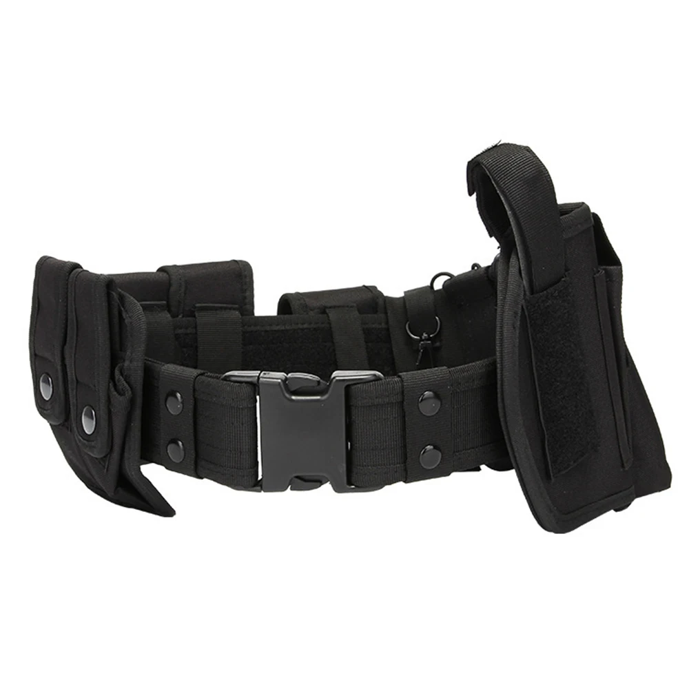 Tactical Waist Belt Training Duty Security Equipment Set Multifunctional Nylon Waterproof Waist Bag Ten Piece Set Accessories - view 5