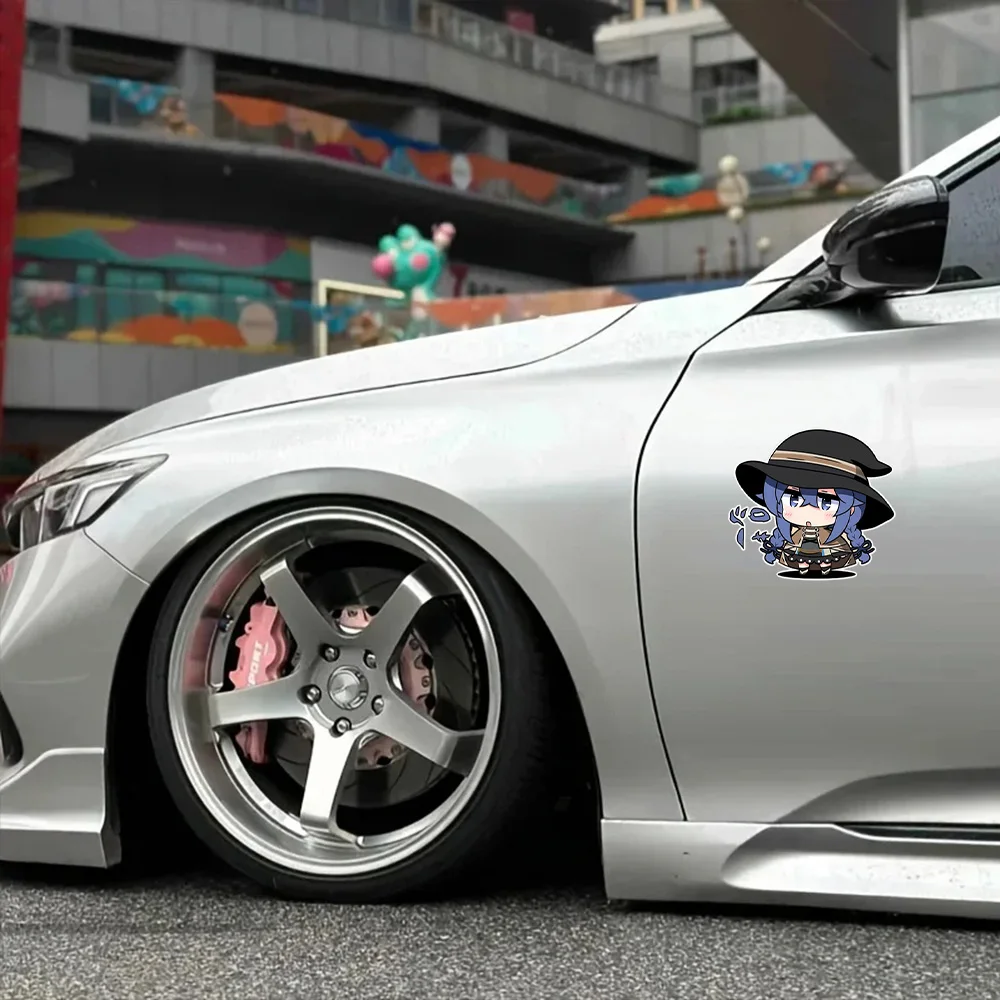‌Mushoku Tensei Jobless Reincarnation Stickers Cute Cartoon Roxy Migurdia Car Fuel Cap Windows Body Trunk Decor Waterproof Decal