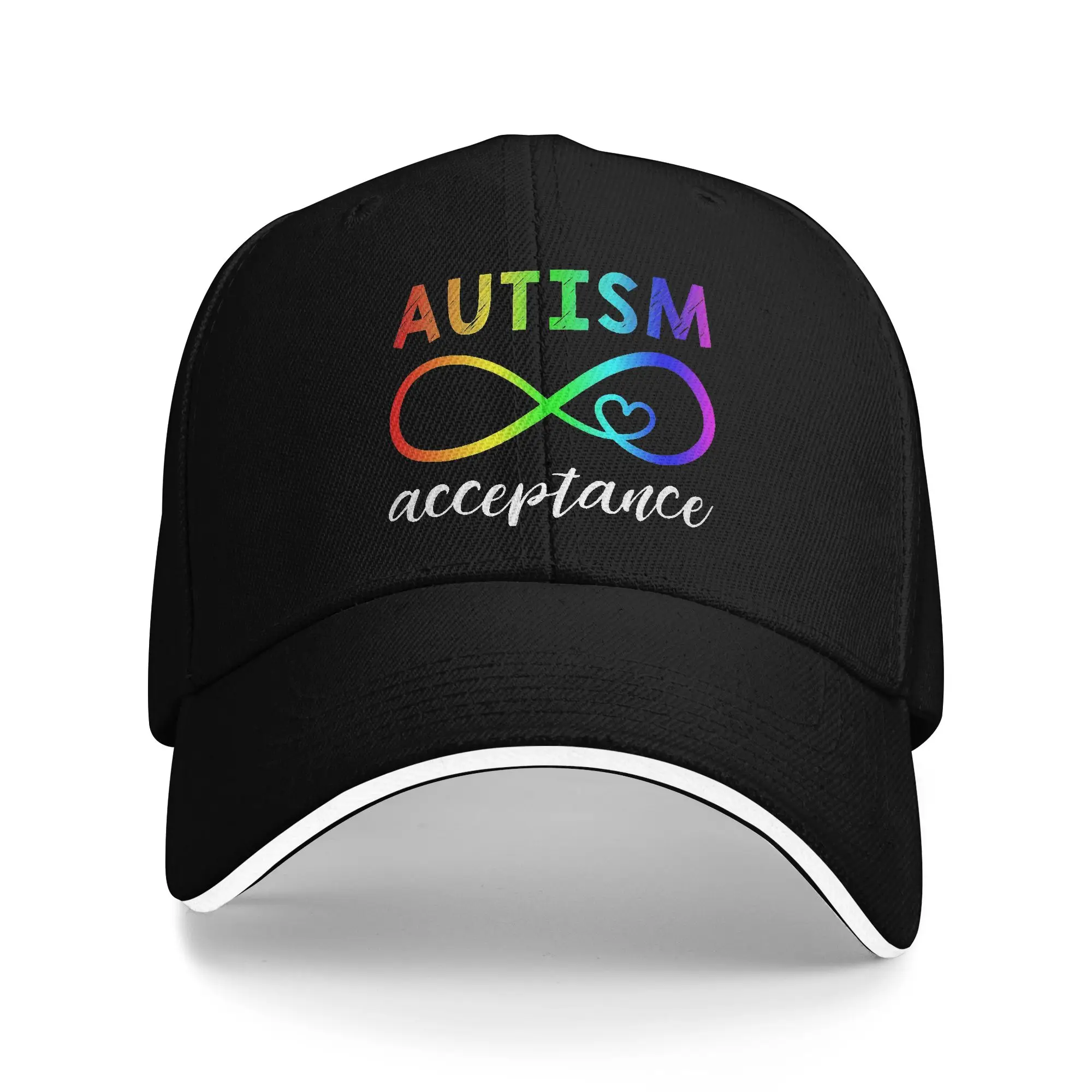 Autism Awareness Respect Love Support  Merch Men Women Baseball Caps  Trucker Hat Retro Daily Headwear Adjustable Snapback Hat