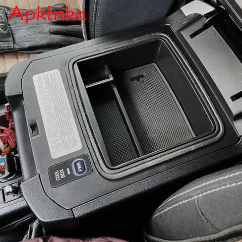 Для Toyota Land Cruiser Prado FJ150 LC150 Lexus GX400 GX460 GX470 Органайзер для центральной консоли Лоток для хранения подлокотника 2004-2020