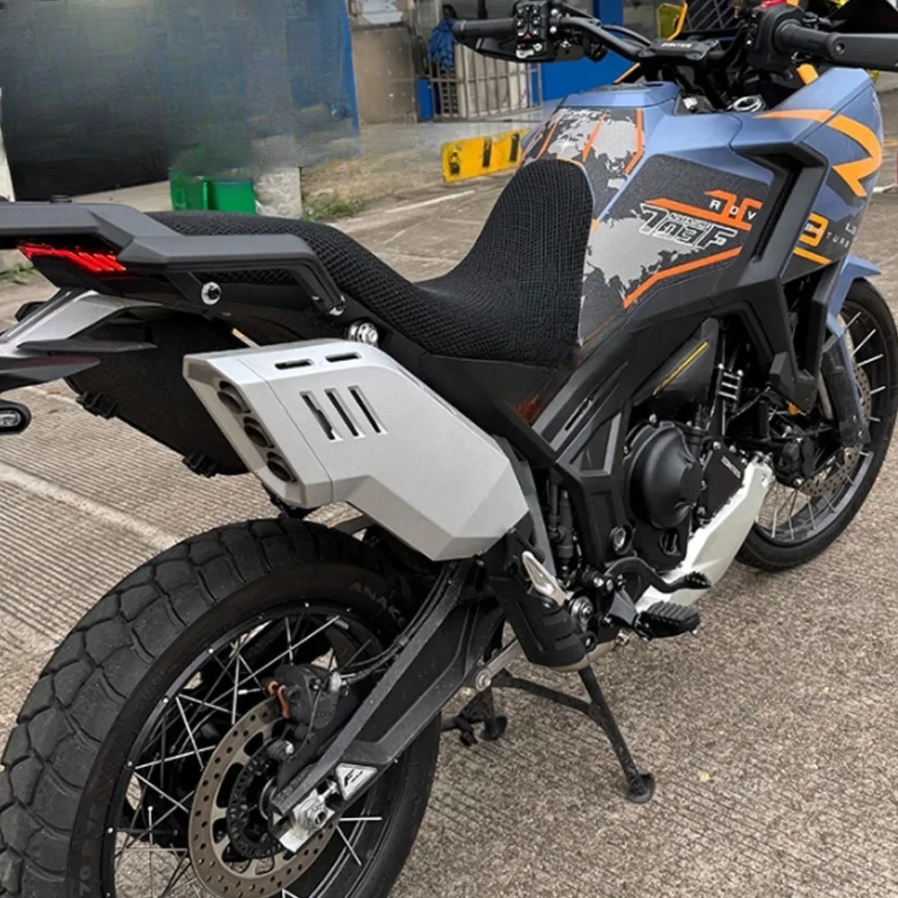 دراجة نارية حماية غطاء مقعد وسادة ثلاثية الأبعاد صافي غطاء مقعد نسيج النايلون غطاء مقعد سرج ل ZONTES 703F 703 F #4