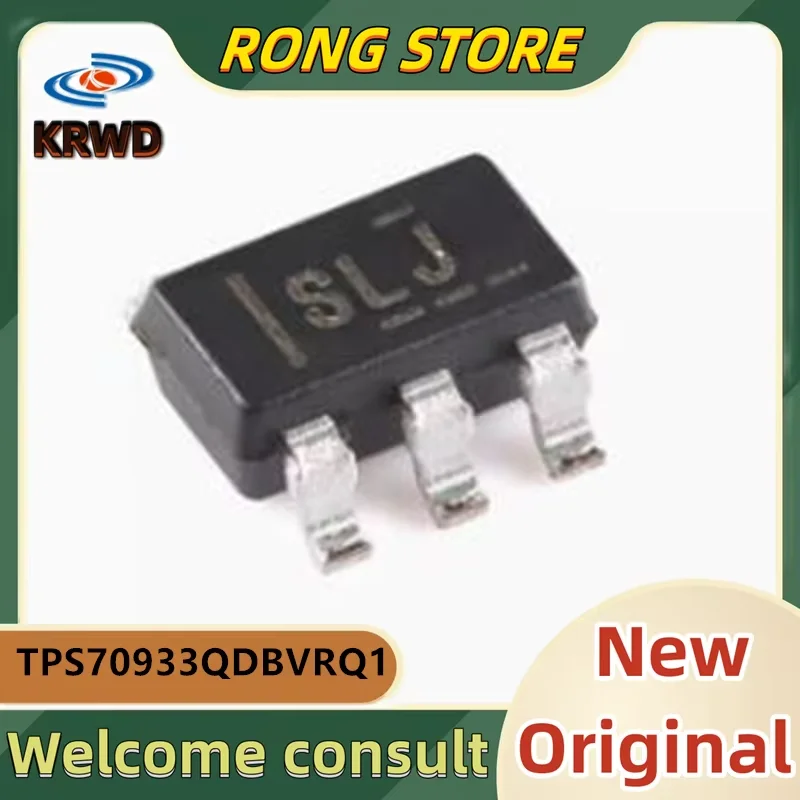 10 قطعة SLJ جديدة ومبتكرة رقاقة IC SOT23-5 TPS70933QDBVRQ1 TPS70933QDBVR TPS70933QDBV TPS70933Q TPS70933