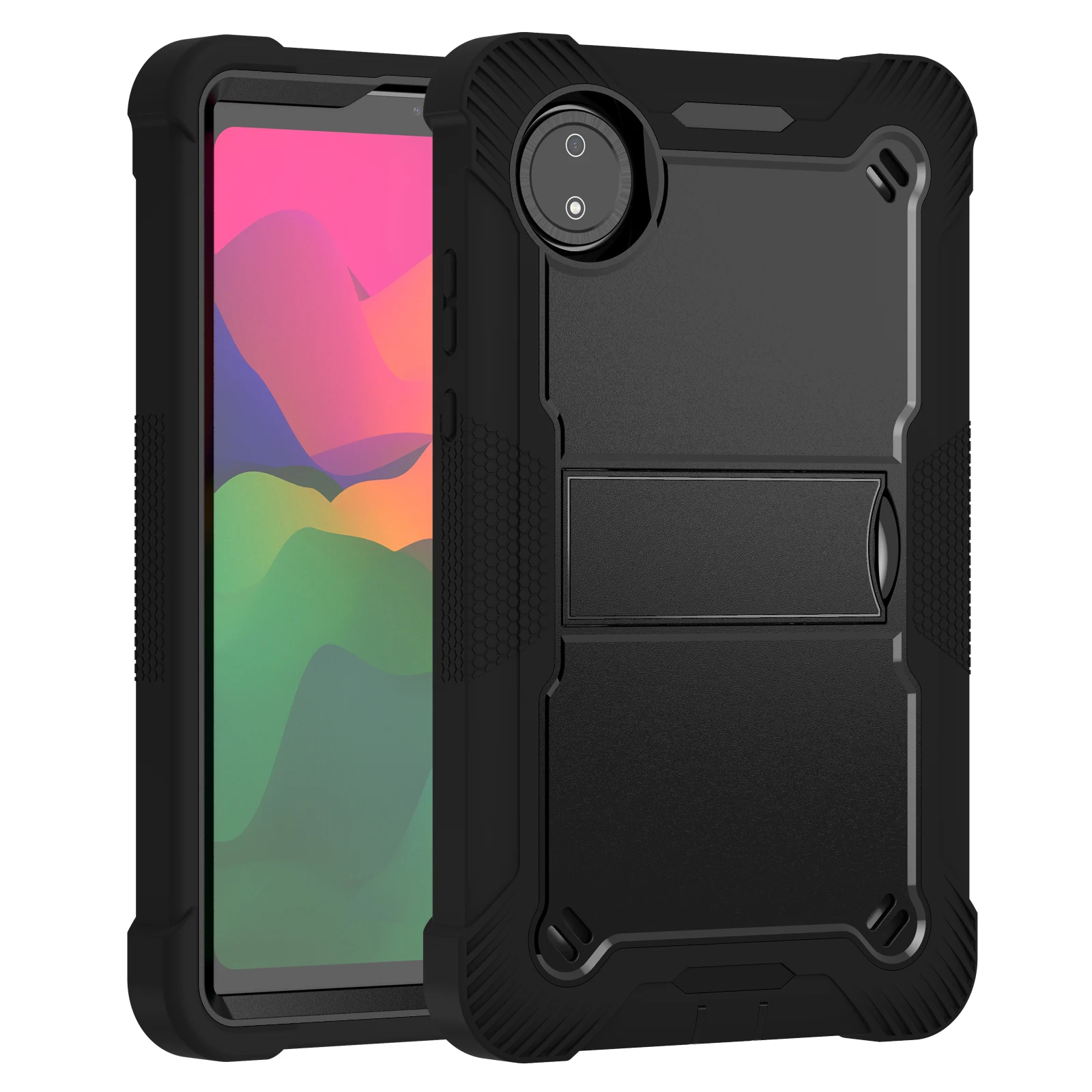 Capa armadura para xiaomi redmi pad se 8.7 polegadas 2024 8.33*4.94*0.35 polegadas crianças tablet capa dura suporte para pc à prova de choque escudo kickstand