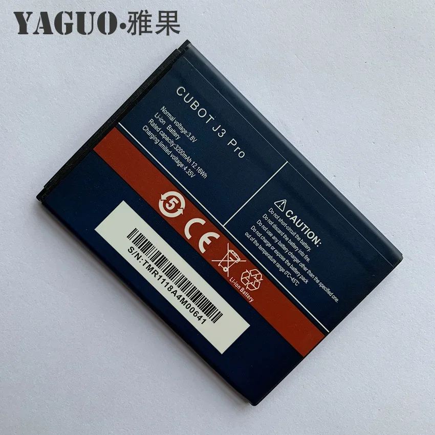 100% High Quality Original Battery 2800mAh For CUBOT J3 Pro J3Pro Batterie Batteria