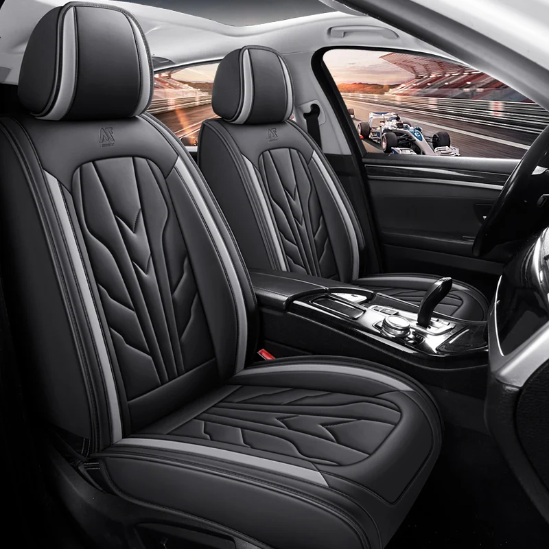 

Full Coverage Pu Leather Car Seat Covers for HYUNDAI Solaris Sonata Creta Encino Elantra Creta ix25 ix35 Kona Car Accessories