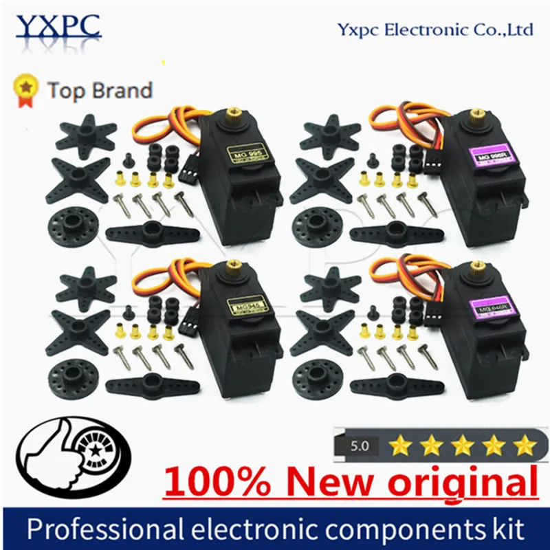 Mg995 mg996r mg946r mg945 Servo metall getriebe für Modell hubschrauber boot für Arduino uno DIY mechanischer Arm 13kg hohes Drehmoment