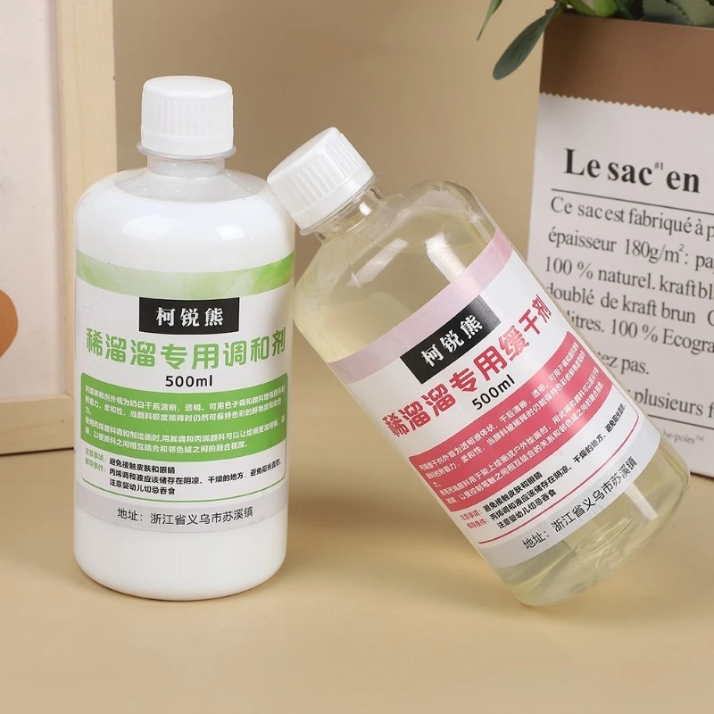 DIY Oil & Acrylic Painting Mixing Retarding Medium Slow‑Drying Agent Special Hand Coloring Painting Medium Art Drawing Supplies