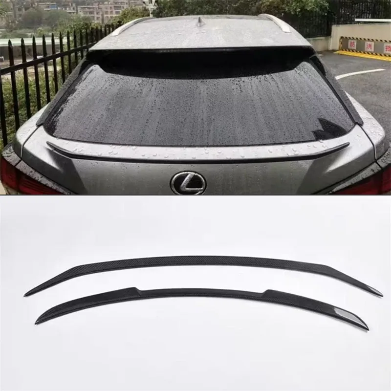 For Lexus RX200T RX300T RX450H Real Carbon Fiber Tail Wing Wing Rear Trunk Lip Car Refit Decoration Top Tail Wing Spoiler Kit