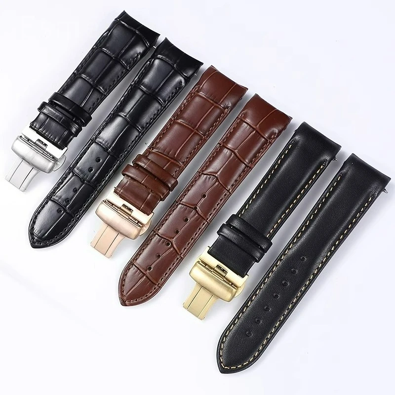 لتيسو الأصلي سلس صالح حزام ساعة اليد 1853 ل Couturier T035 جودة عالية حقيقية جلد البقر ساعة اكسسوارات 22 23 24