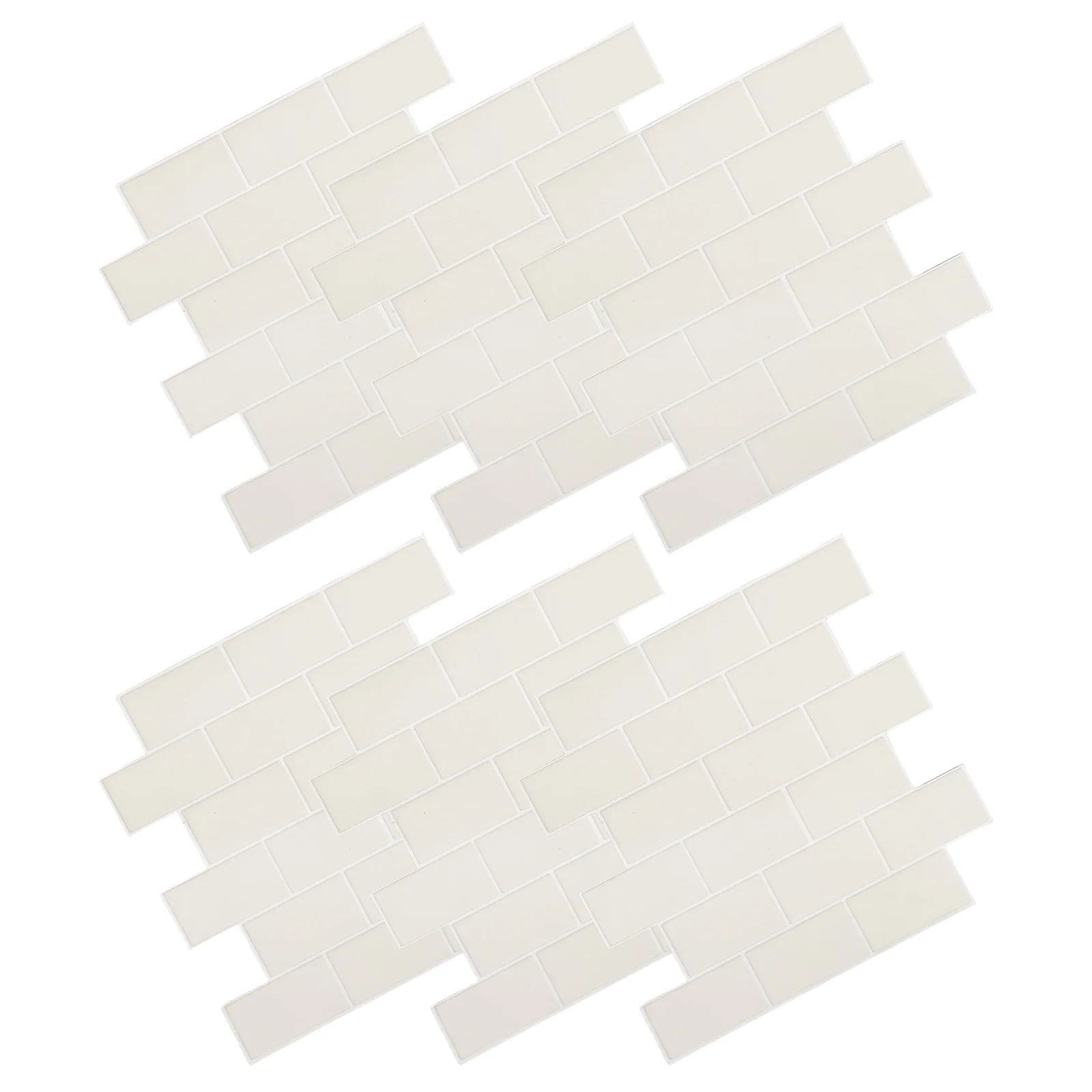 

Kitchen Tile Stickers Waterproof 3D Mosaic Heat Resistant Wall Decor Self Adhesive Home Renovation Peel and Stick