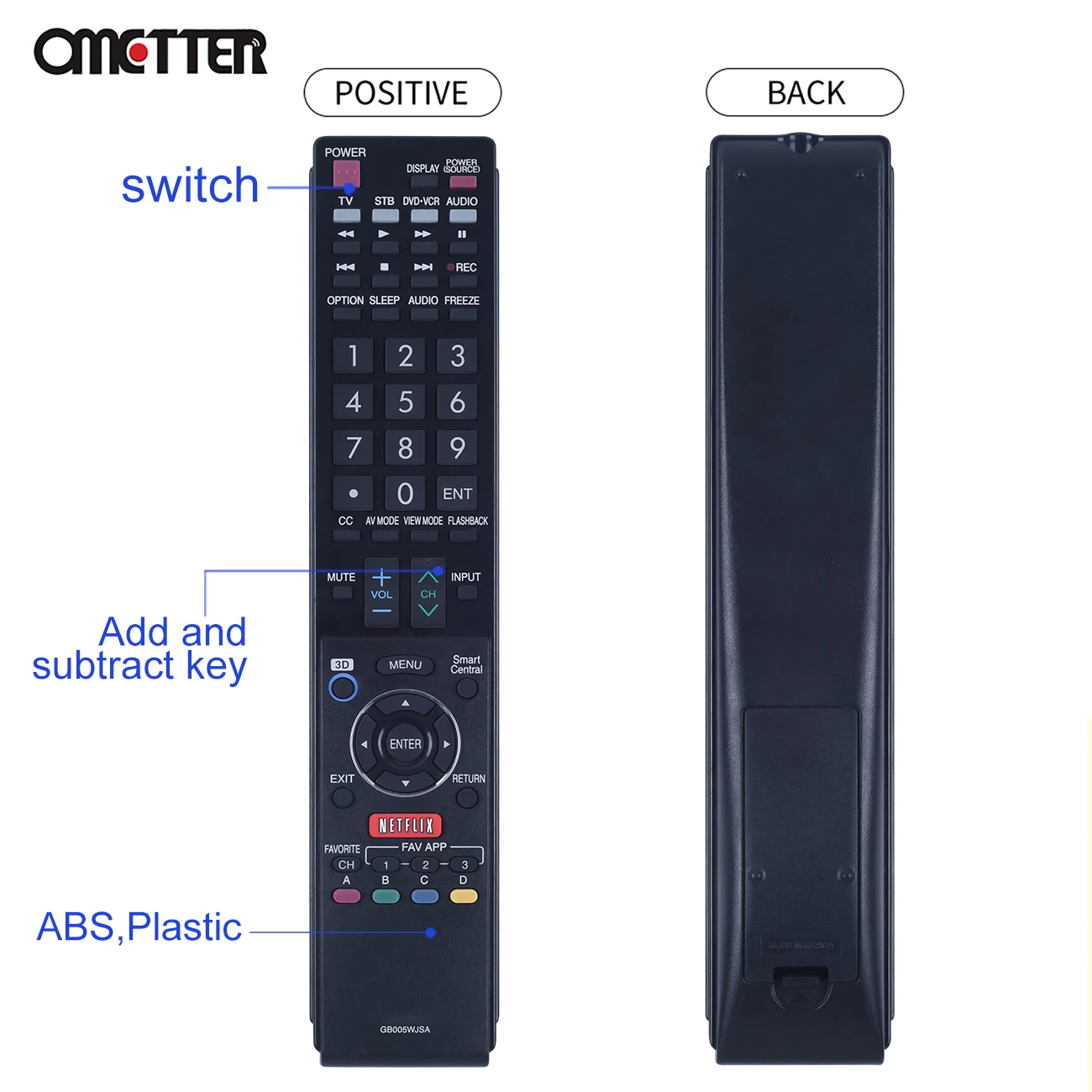 New GB005WJSA For Sharp TV Remote Control LC90LE745U LC80LE844U LC80LE632U LC80LE633U LC70C8470U Fernbedienung