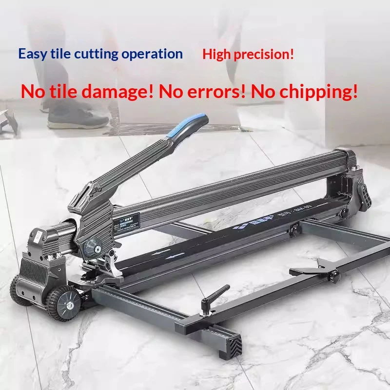New 800mm Manual Tile Cutter Infrared Laser Position Floor Cutter Push Knife Hand-held Thickened Tile Cutting Machine Glass Cut