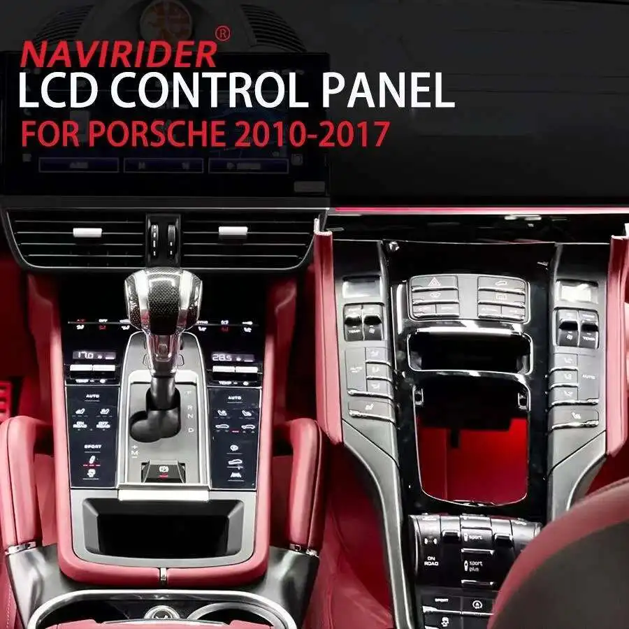 LCD 24 Full Touch Control Panel Upgrade Modification Latest Versio For Porsche Macan 2014-2021 Panamera Cayenne 2010-2017 Saddle