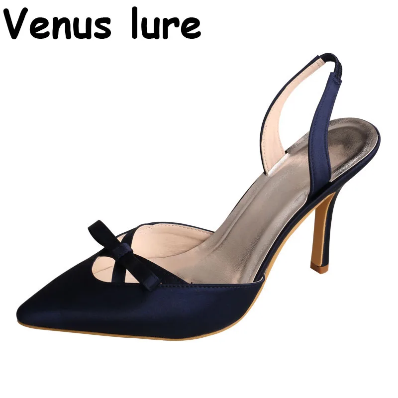 

Venus Lure Ivory Ladies Chinese Wedding Bridal Pumps 9CM Pointed Toe for Bridal Customized Color