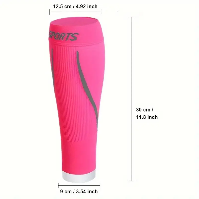 Compression Calf Sleeves for Football Basketball Fitness Sweat Absorbent Breathable Elastic Pressure Leg Support
